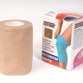 Лента когезивная телесная_№16 (7,5 см*4,5 м) (4005)