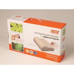 Подушка ортопедическая c эффектом памяти, 50*30*12/10 FOSTA (F 8021 b)