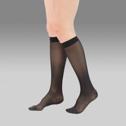 Гольфы антиварикозные (1 класс компрессии), 18-22 мм рт.ст. цвет: чёрный (311)