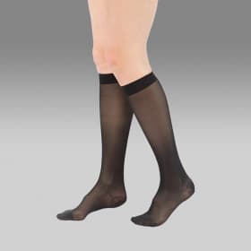 Гольфы антиварикозные (1 класс компрессии), 18-22 мм рт.ст. цвет: чёрный (311)