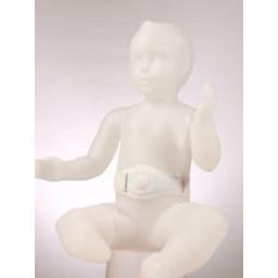 Детский пупочный противогрыжевый бандаж с круглым пелотом КОМФ-ОРТ (К-300)