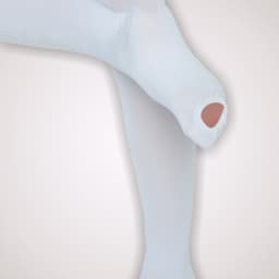 Чулки антиэмболические (2 класс компр.) (цвет белый) (EU 267/EU 247)