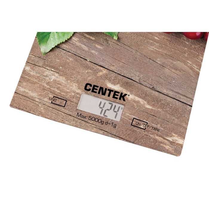 Весы кухонные Centek CT-2462 Вишня
