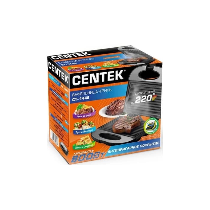 Гриль Centek CT-1448 Вафельница-гриль