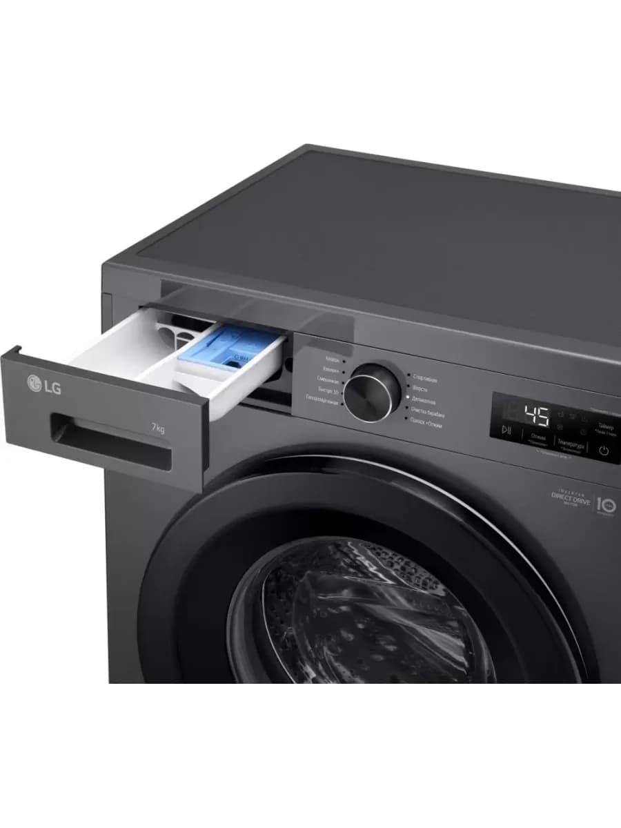 Стиральная машина LG F2Y1WS5J 6,5кг сер