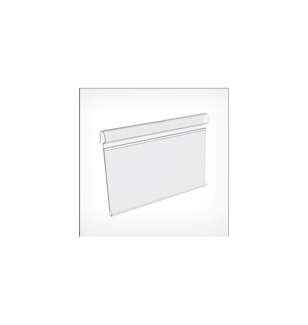 Ценникодержатель на сетчатые полки (без вырубки) DRA-M39 (500, Прозрачный, 111630-00-0500)