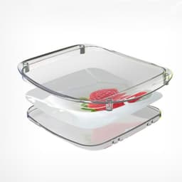 Монетница пластиковая универсальная OPTIMA, цвет прозрачный