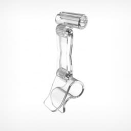 Комплект DELI на ножке высотой 40 мм для крепления на край посуды (Прозрачный, 106309-00)