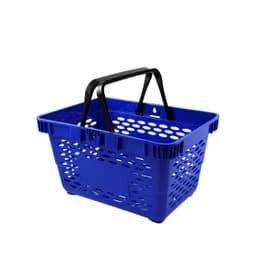 Корзина пластиковая c двумя ручками усиленная 20 литров (Синий RAL 5002, 112002-5002)