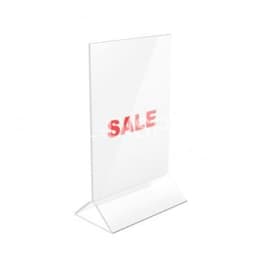 Подставка под меню (тейбл тент) настольная двух-сторонняя ACR-LEAF-M (А4,ПЭТ, 107378-04-П)