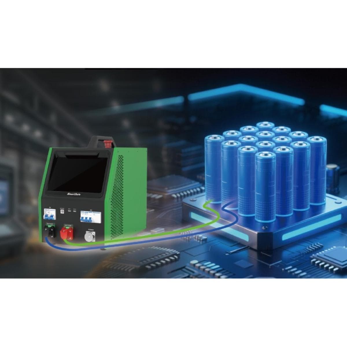 SmartSafe EP401 Интегрированный стенд заряда-разряда аккумуляторных батарей V3.0