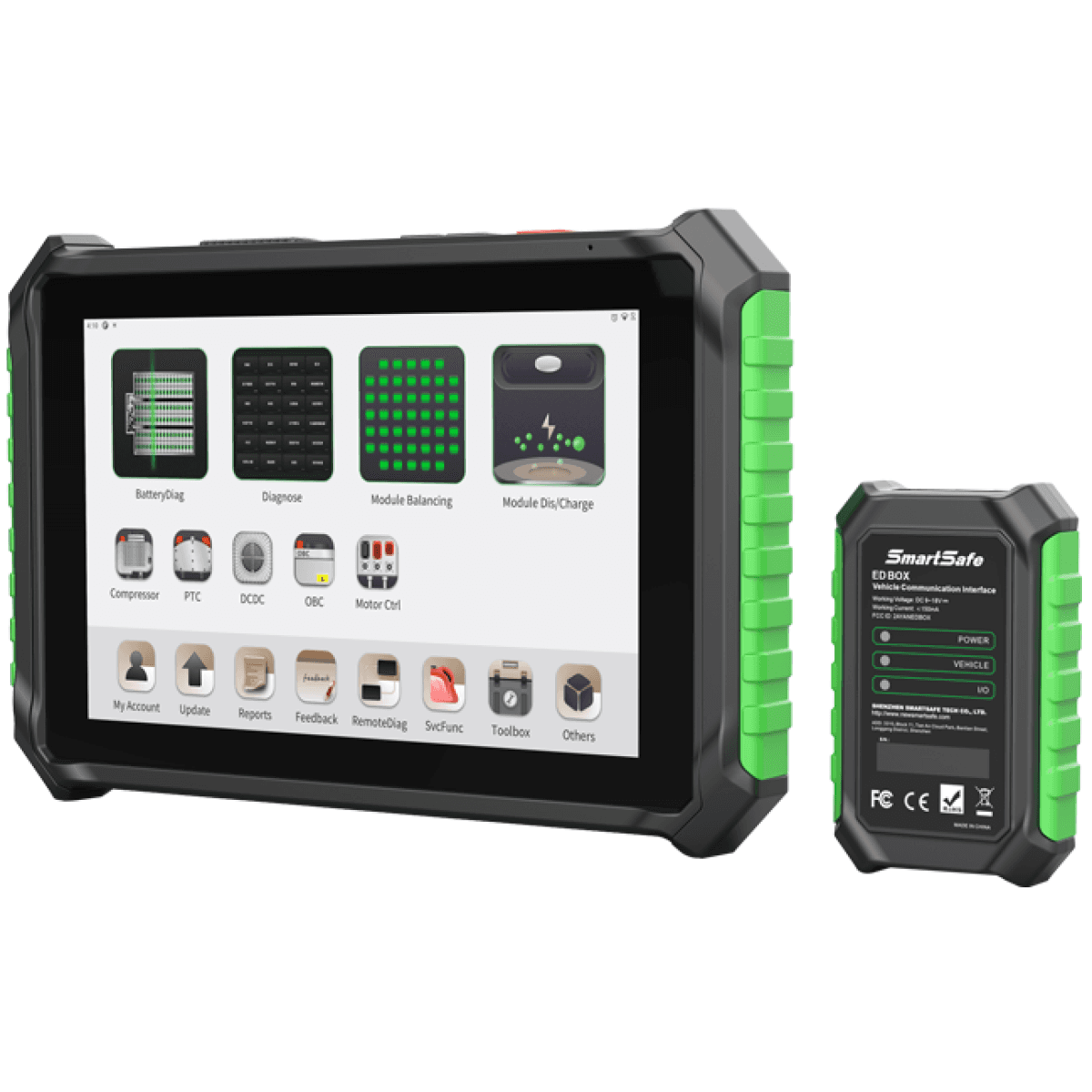 SmartSafe E10 Диагностический сканер для электромобилей (NEV)
