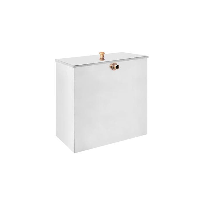 Бак нержавеющий 80л под контур (Прямоуг) (AISI 439)