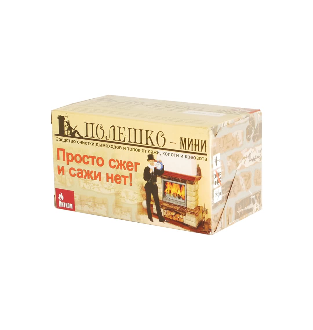 Полено чистки дымохода "ПОЛЕШКО" МИНИ 0,47кг (LK)