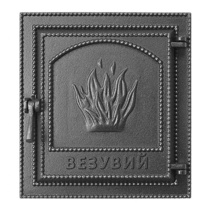 Дверка ВЕЗУВИЙ каминная 211 (Антрацит)