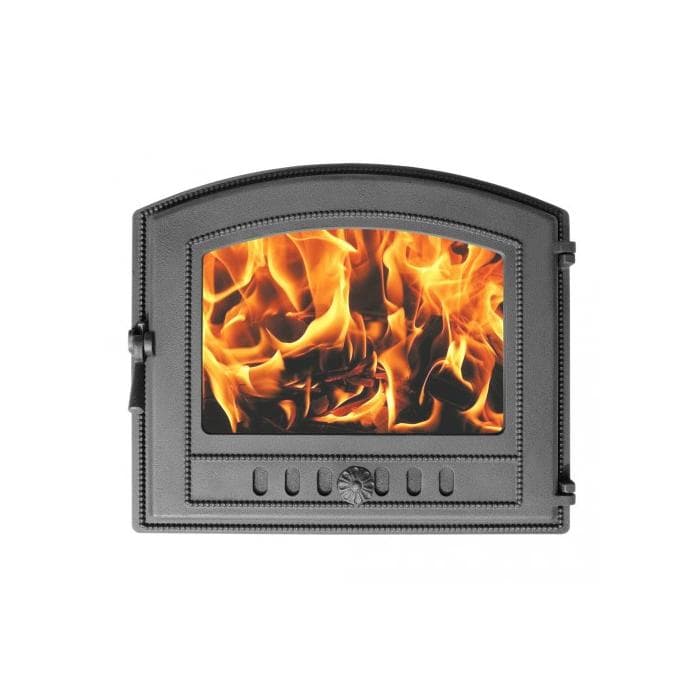 Дверка ВЕЗУВИЙ каминная 224 (Антрацит)