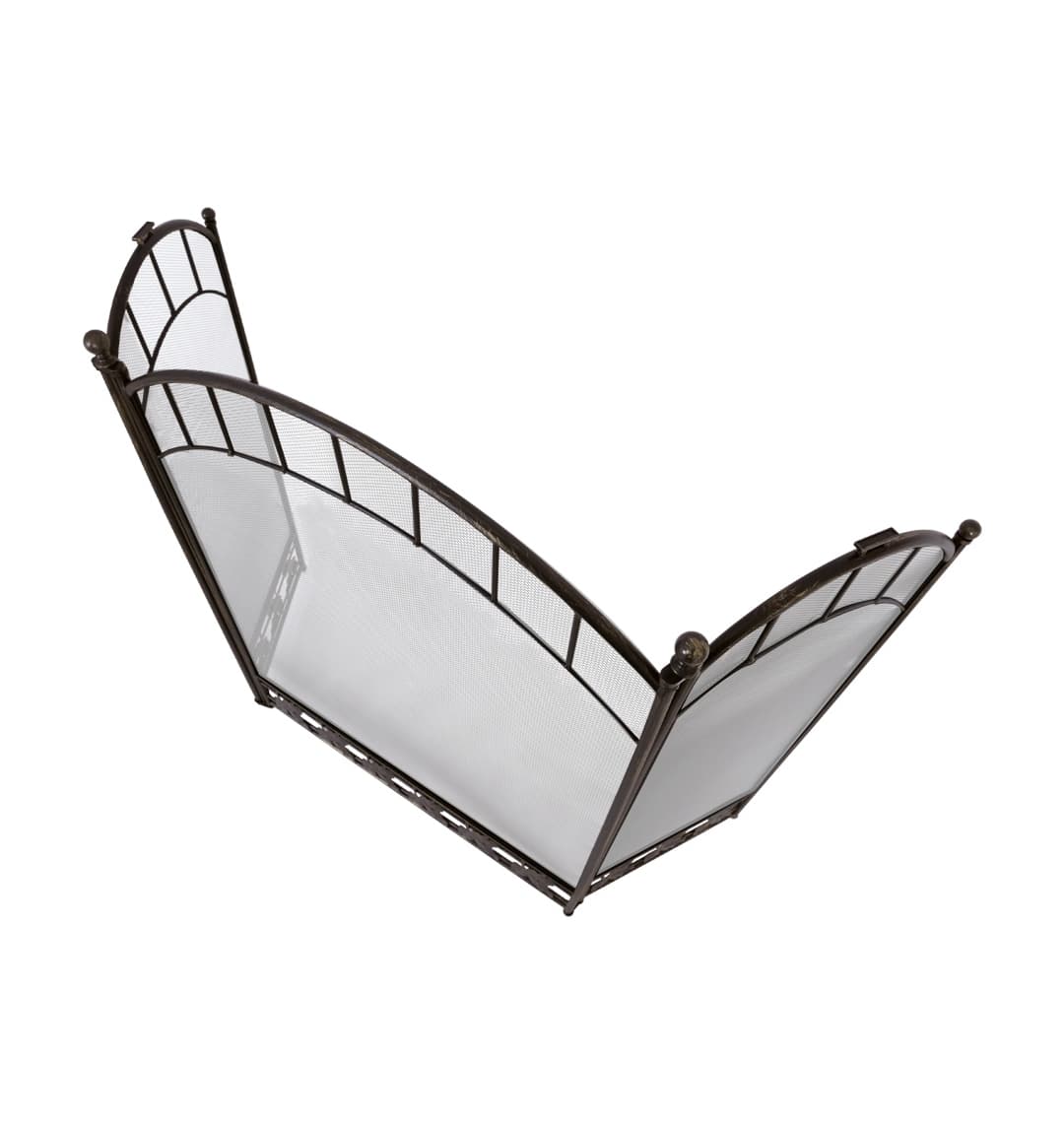 Экран каминный C31206AGK (античная латунь/черный)