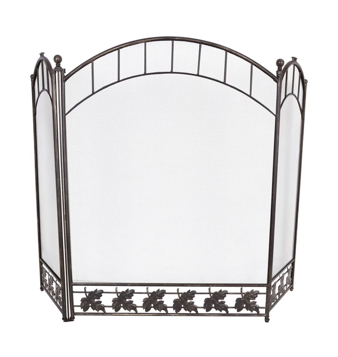 Экран каминный C31206AGK (античная латунь/черный)