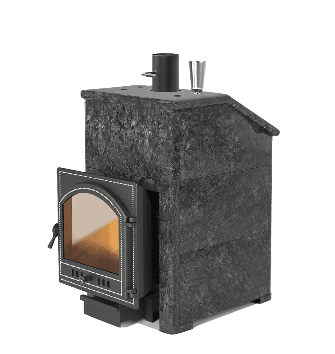 Банная печь комплект Президент "Легенда ретро 205" Пироксенит, S-40