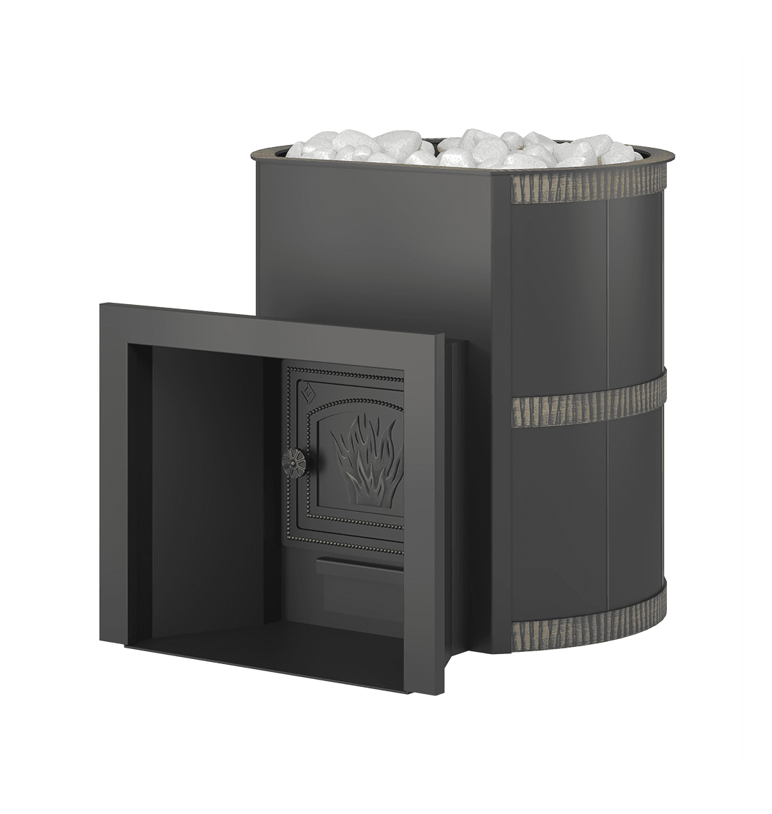 Банная печь ВЕЗУВИЙ газо-дровяная ЛАВА 18 (ДТ-3)