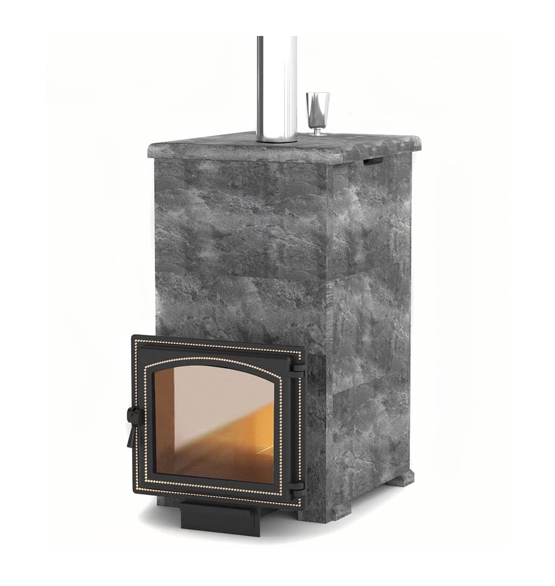 Банная печь комплект "Легенда Русский пар 18 (240)" Талькохлорит, S-40