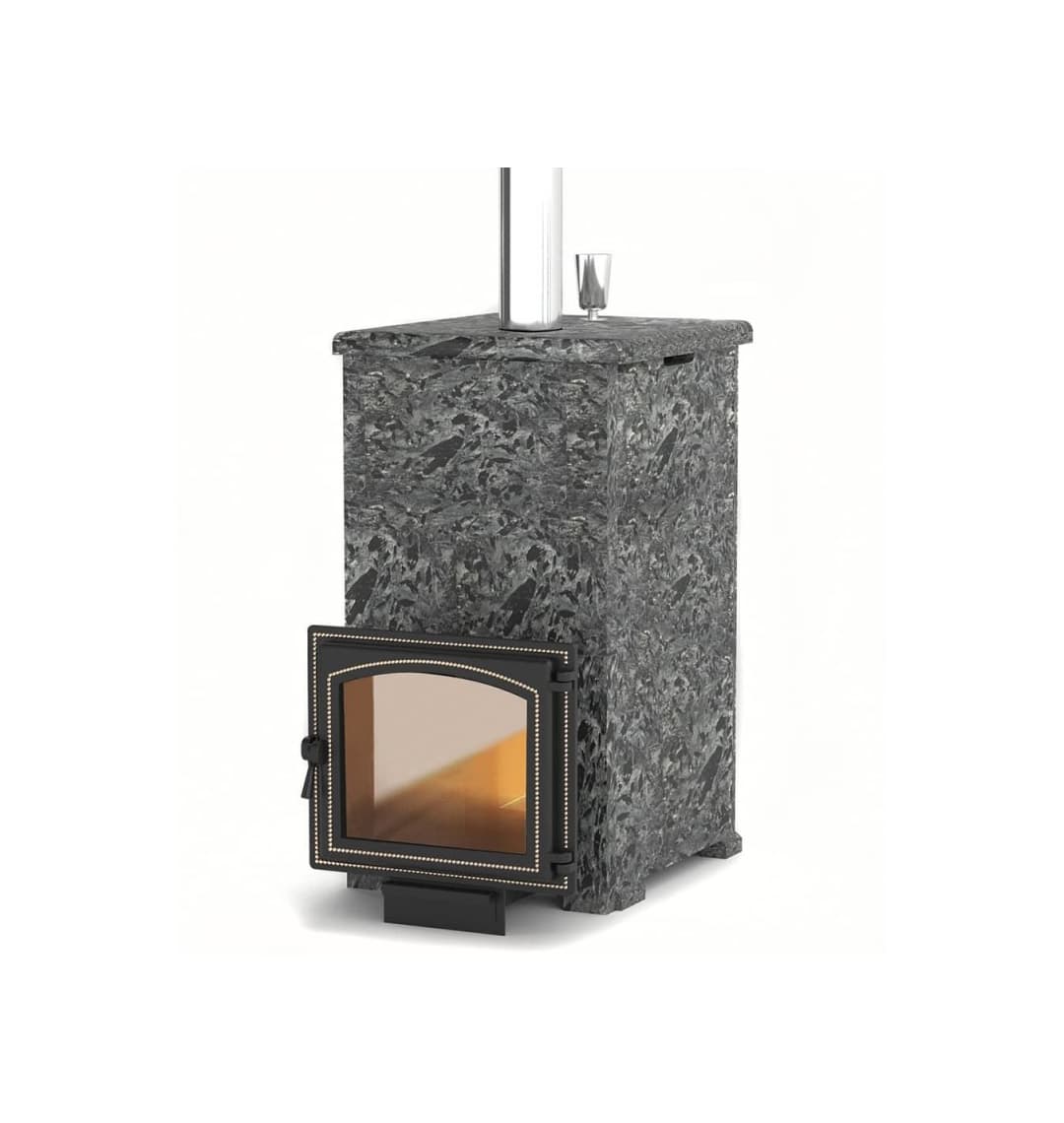 Банная печь комплект "Легенда Русский пар 24 (240)" NEXT Пироксенит, S-40