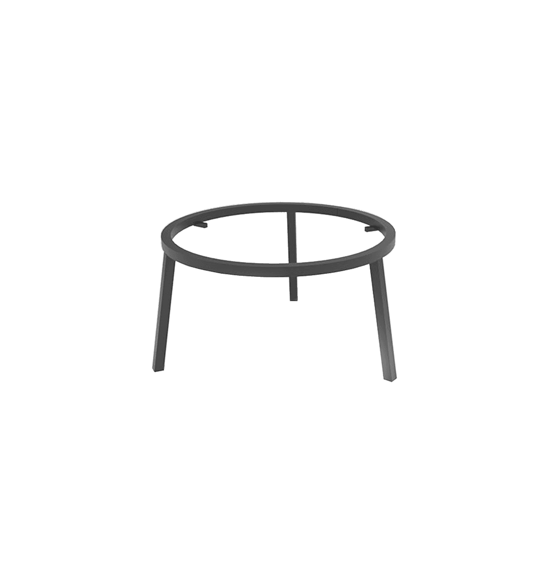 Решетка чугунная "СТЕЙК" O 450мм с подставкой