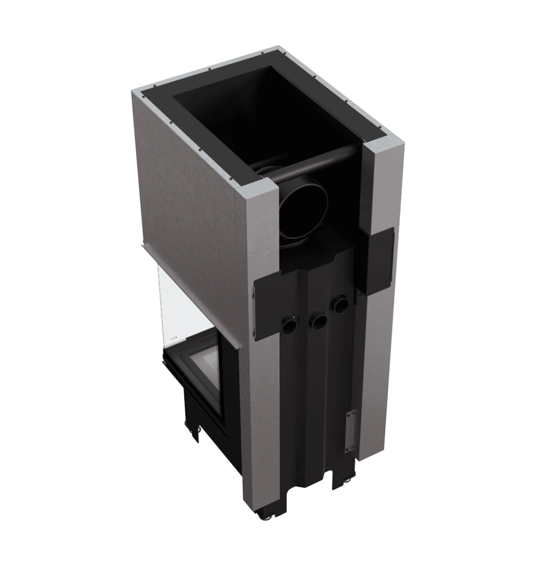 Каминная топка стальная NBC/500/500 (NBC 8) (гильотина) (8 кВт)