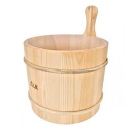 Шайка LK 7л с пластиковой вставкой сосна (LK)