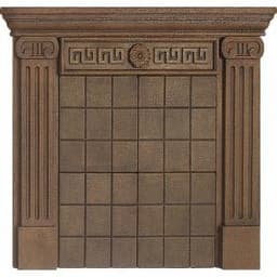 Портал для печей "КОЛОННА" Коричневый