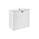 Бак нержавеющий 80л под контур (Прямоуг) (AISI 439)