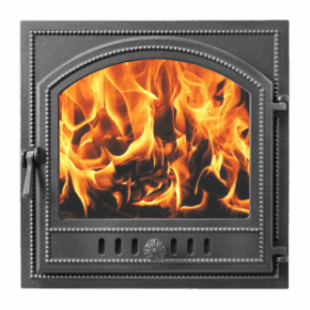 Дверка ВЕЗУВИЙ каминная 205 (Антрацит)