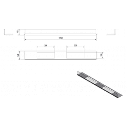 Остекление для биокамина JULIET/1500/SZYBA