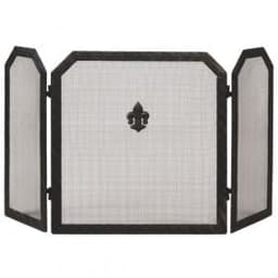 Экран каминный C03850AGK (античная латунь/черный)