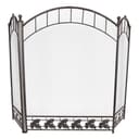 Экран каминный C31206AGK (античная латунь/черный)