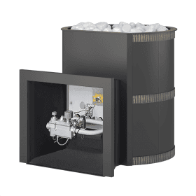 Банная печь ВЕЗУВИЙ газо-дровяная ЛАВА 18 (ДТ-3)