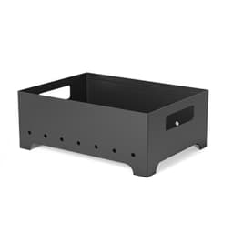 Мангал Везувий "Турист" №2 с чугунной решеткой "СТЕЙК" на подставке