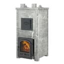 Банная печь EVEREST "Легкий пар Профи" каменка из чугуна, Талькохлорит, S-50 мм