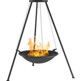 Костровая чаша чугунная Fantastic O 700 Антик (чаша + подставка антик + крышка)