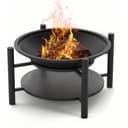 Костровая чаша чугунная Fantastic O 700 Люкс (чаша+ подставка люкс + крышка)