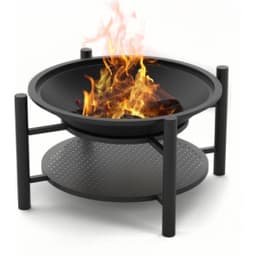 Костровая чаша чугунная Fantastic O 700 Люкс (чаша+ подставка люкс + крышка)