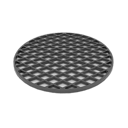 Решетка чугунная "СТЕЙК" O 450мм с подставкой
