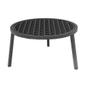 Решетка чугунная "СТЕЙК" O 450мм с подставкой