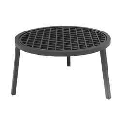 Решетка чугунная "СТЕЙК" O 450мм с подставкой