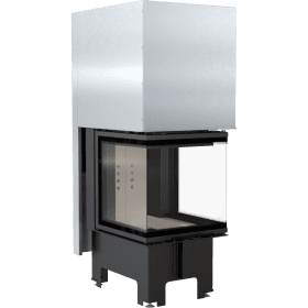 Каминная топка стальная NBC/500/500 (NBC 8) (гильотина) (8 кВт)