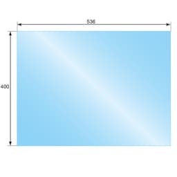 Стекло ASTON 700 (0,536*0,400) каминная топка