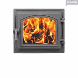 Дверка ВЕЗУВИЙ каминная 260 (Антрацит)