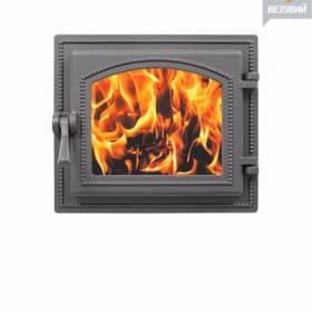 Дверка ВЕЗУВИЙ каминная 260 (Антрацит)