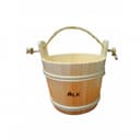 Ведро LK 7л. традиционное, с пластиковой вставкой, сосна (LK)