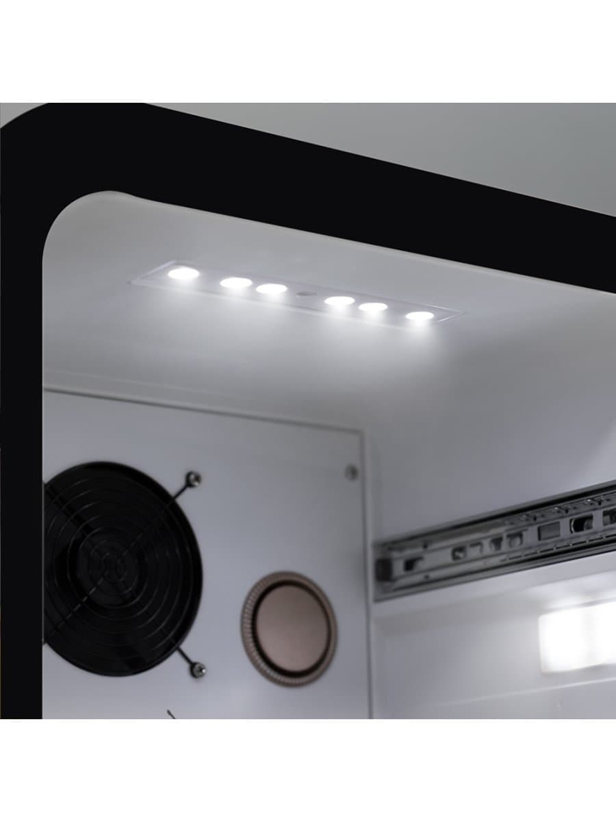 Холодильник для напитков и косметики MEYVEL MD105-Black компрессорный отдельностоящий